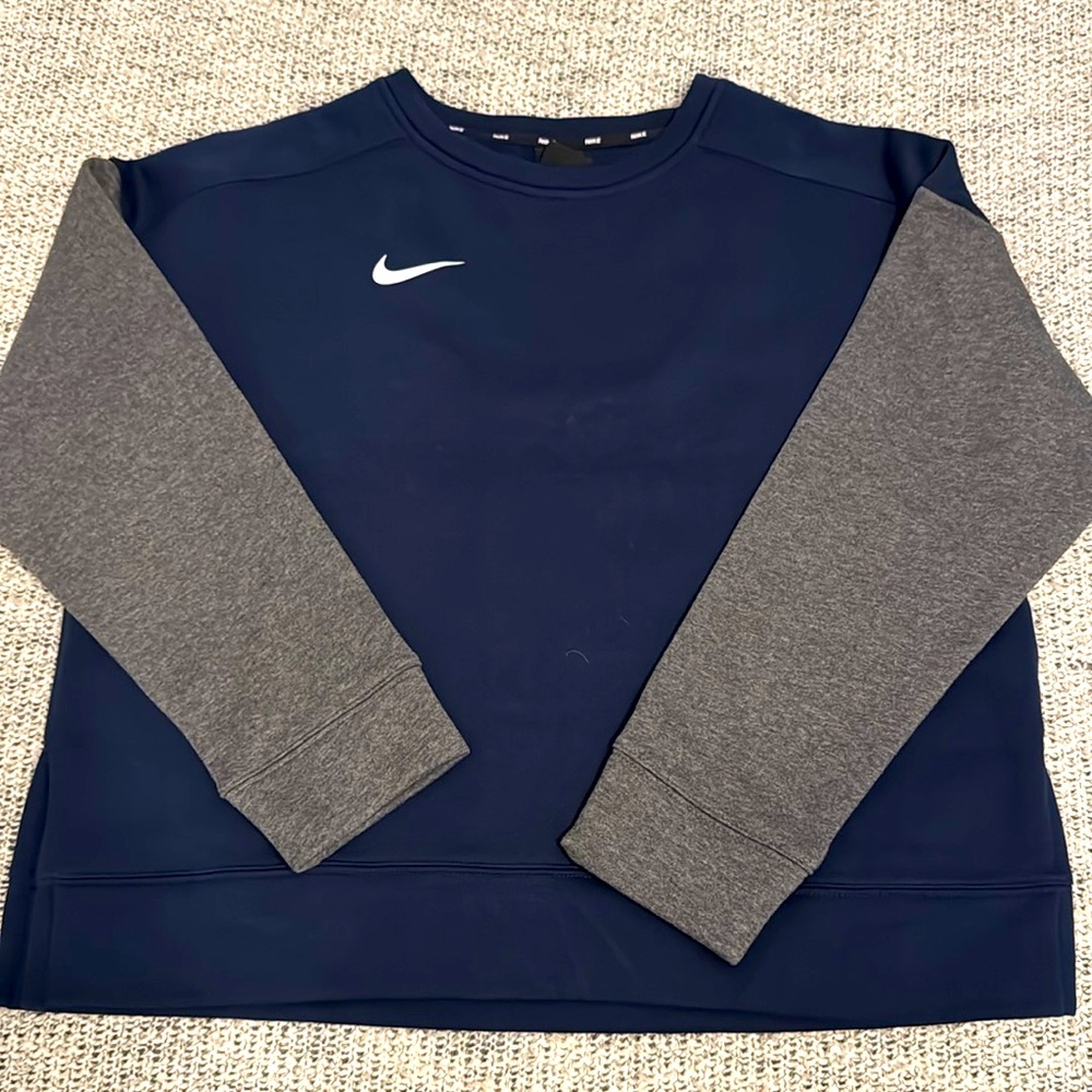 Nike Deep Blue Two-Tone Crewneck size Lg